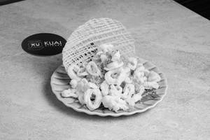Calamari With Burnt Garlic