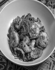 Garlic Pepper Prawns