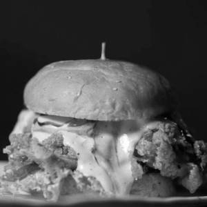 Double Breast Chicken Burger