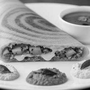 Rawa Cheese Masala Dosa