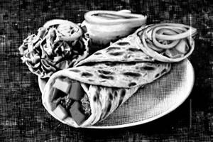 Pudina chaap roll