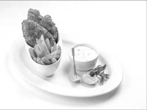 Crumbed Fish n Spiced Chips