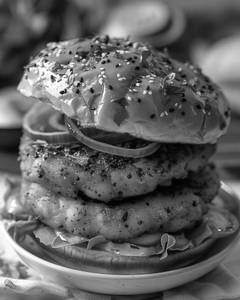 Aloo patty burger