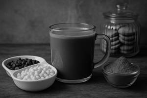 Silky Belgian Hot Chocolate With Two Biscuit Cups [Edible] [Serves 2]