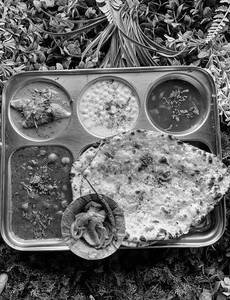 Tandoori Garlic Naan Thali (2 Pc)