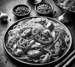 Non Veg Singapori Noodles