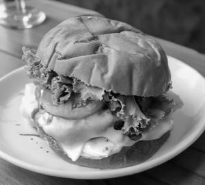 Veg cheese burger