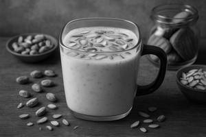 Badam Milk (Hot) [Serves 2]