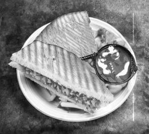 Veg manchuria sandwich