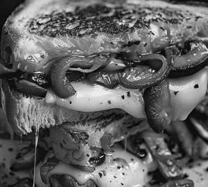 Mushroom mash sandwich 