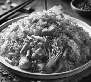 Chicken schezwan fried rice