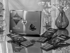 Fabelle The Divine Dark Trilogy - Gift Pack with 3 dark chocolate bars