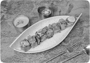Paneer Tikka Shashlik-chipotle