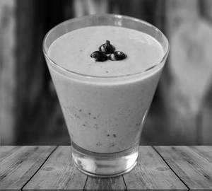 Black current thick shake