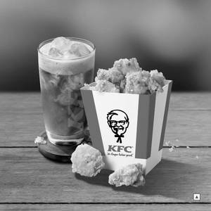 Iced Americano & Regular Popcorn