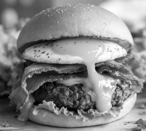Fried Eggy Burger