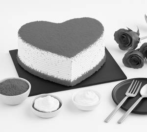 Valentine Red Velvet Cake Heart Shape