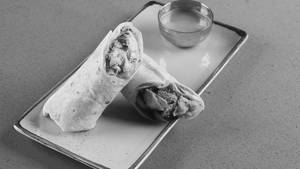 Chicken Malai Badami Tikka Roll