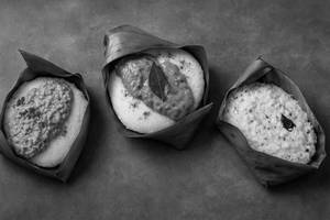 Masala Chuntey Stuff Idli (steamed On Banana Leaf) (1 Pcs)