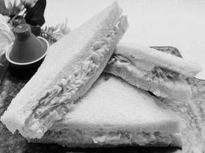 Cold Coleslaw Sandwich