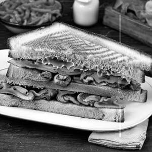 Mushroom sandwich