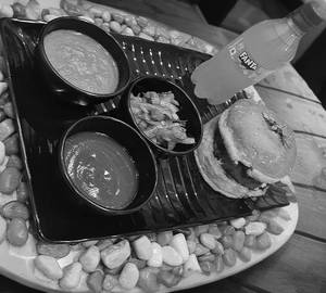 Veg butty Combo