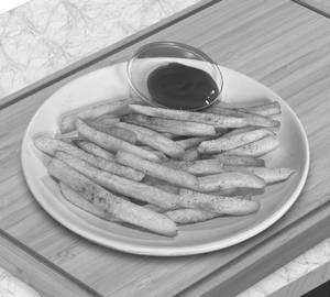French Fries with peri peri