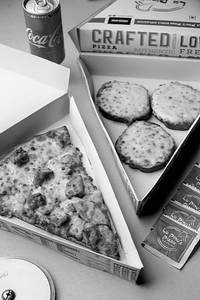 Slice Chicago Delight + Cheese Garlic Bread + Soft Drink