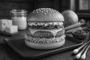 Cream N Onion Burger