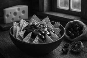 Black Garlic Nachos