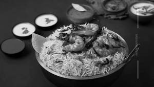 Prawns biryani