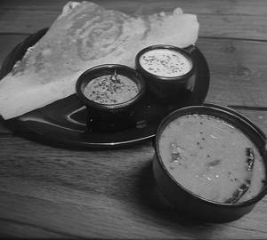 Paneer onion masala butter dosa