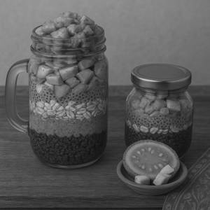 Mixed Fruits Chilli Ragi Flakes [Glass Jar] [100% Pure Honey]