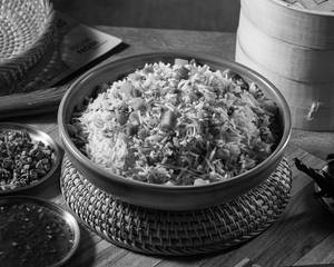 Veg Burnt Garlic Fried Rice
