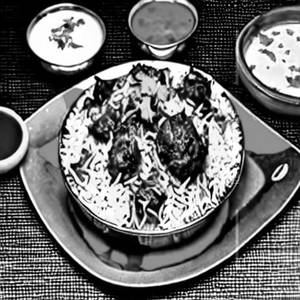 Mutton moghalai biryani