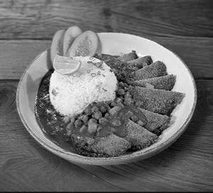 Singaporean Cutlet Curry Rice Eggplant