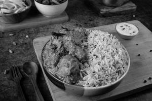 Kadhai Chicken 4pc With Jeera Rice And Salad Combo