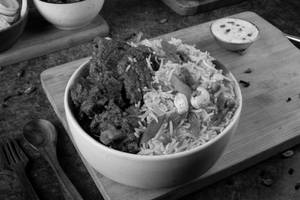 Mutton Kosha With Basanti Pulao Bowl