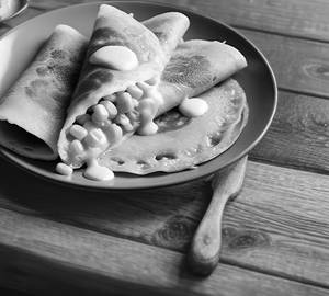 Onion + Corn Masala Dosa