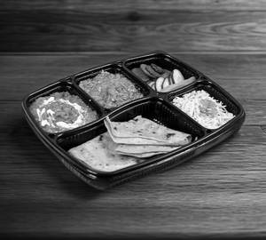 Thali (4 Roti,2Sabji,Rice,Salad,Achaar)