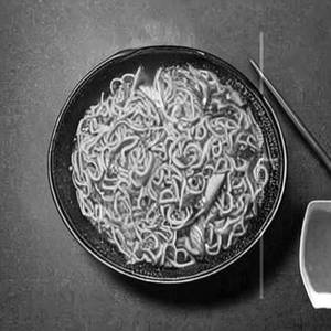 Singapuri style noodles chicken