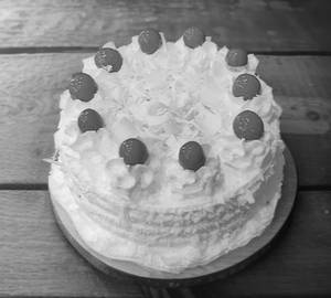 White forest cake