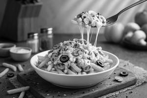 Mushroom & Corn Cheese Fries