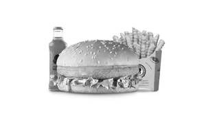Cheese Loaded Burger Combo