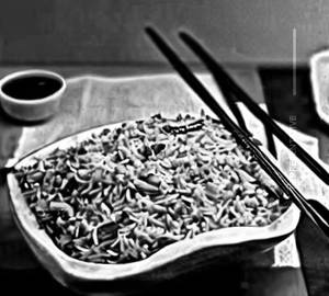 Mushroom schezwan fried rice