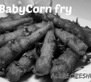 Baby Corn Chilli 65