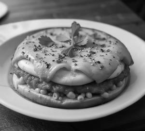 Papy Paneer Burger Pizza