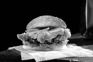 Fried Chicken Strips Burger
