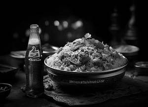 Single Chicken Fry Piece Biryani+thumsup (250ml)