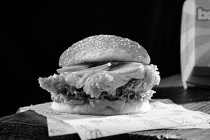 Fried Chicken Strips Burger
